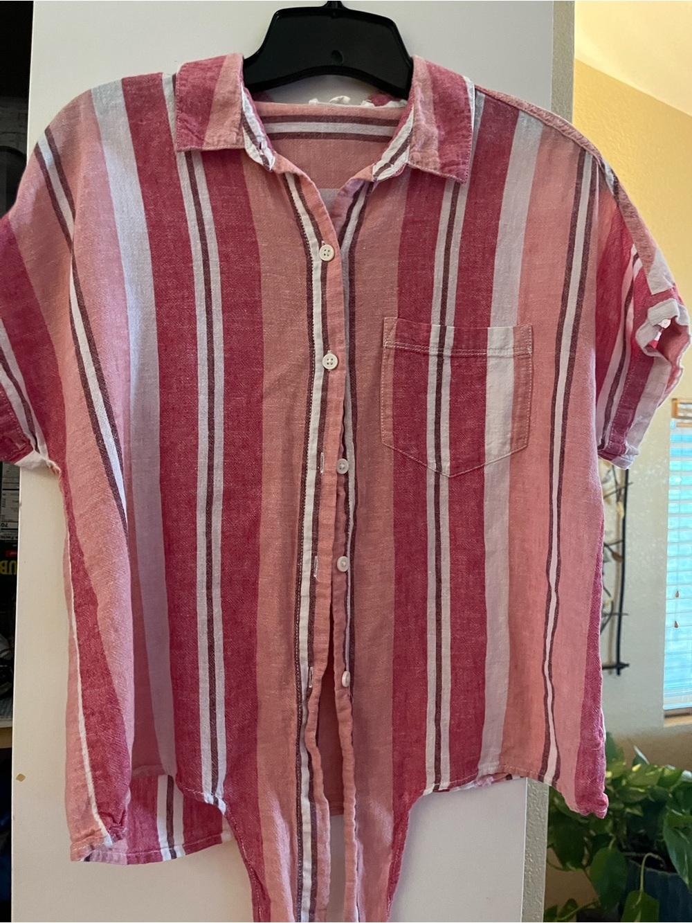 Fall Transition Shirt BUNDLE - Beachlunchlounge Red/Pink stripe & Maurice’s Red